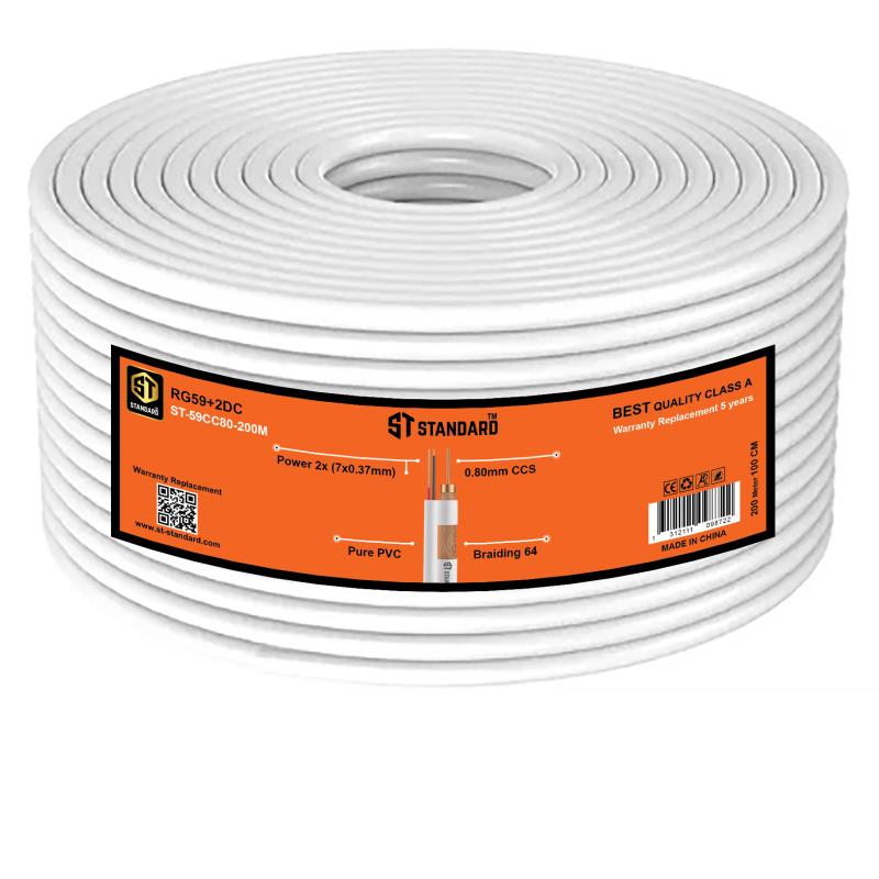 Cable Camera RG59 ST-59CC80 200M